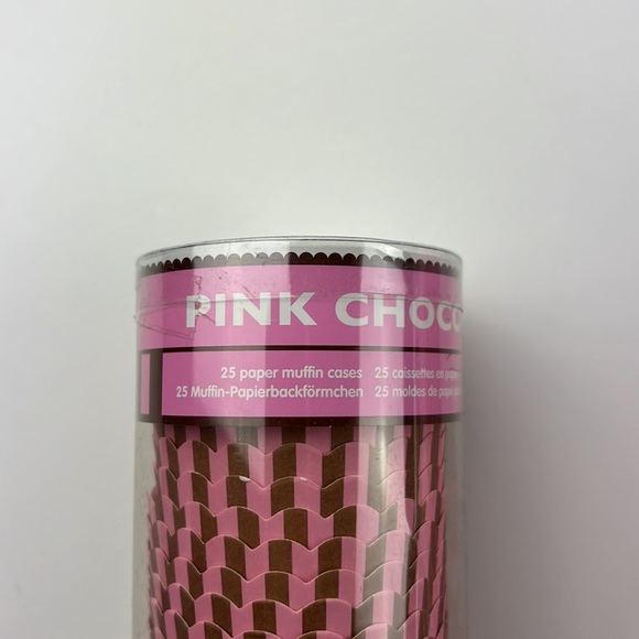 Pink & Brown structured cupcake holder - Picture 3 of 5